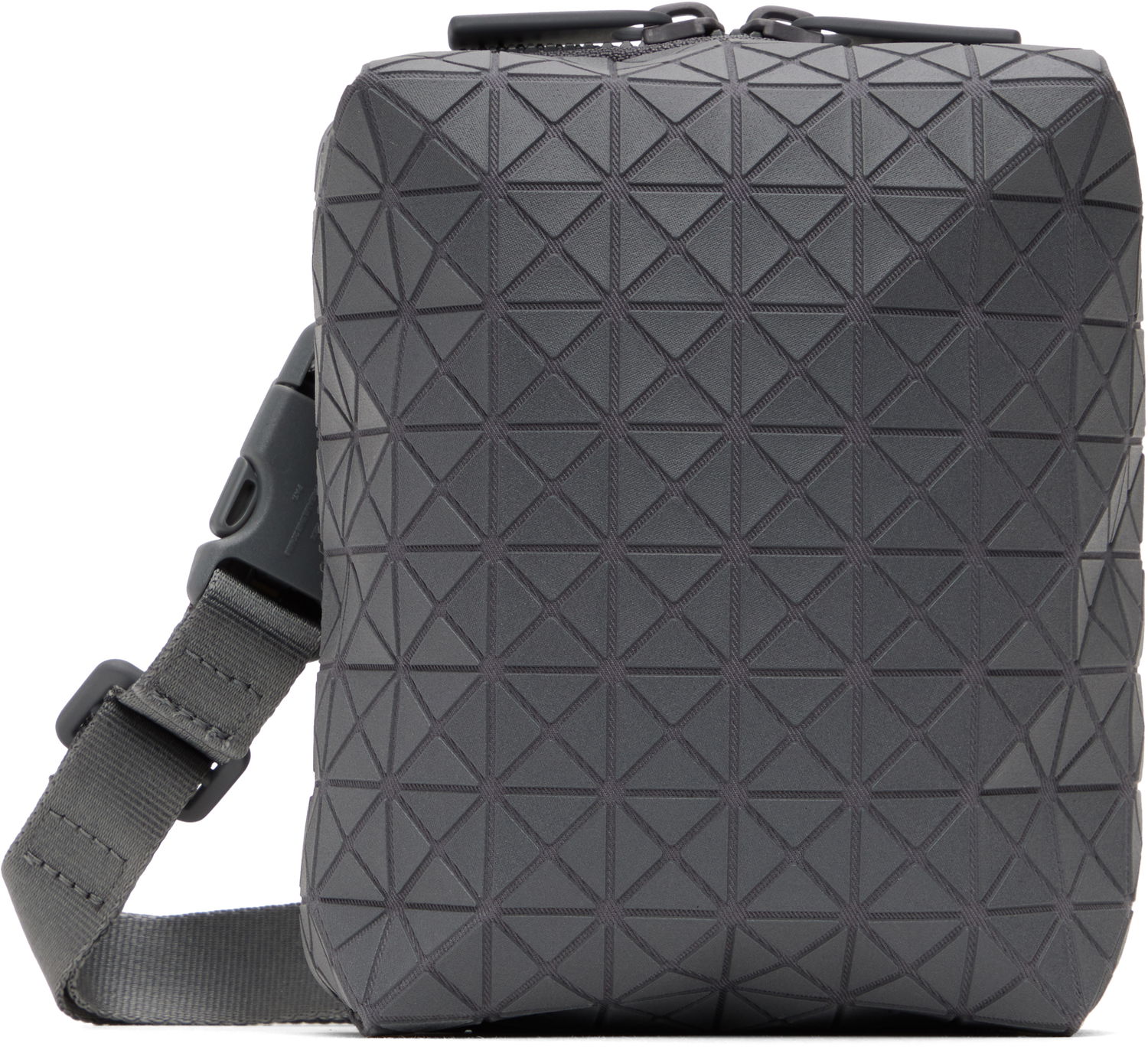 Taška cez rameno BAO BAO ISSEY MIYAKE ISSEY MIYAKE Beetle One-Tone Shoulder Bag Šedá | BB57AG741, 0