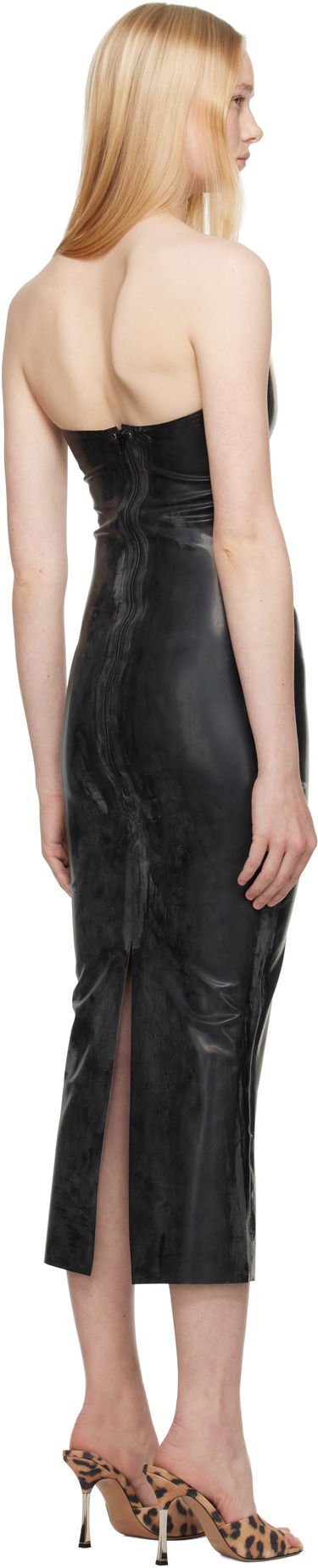 Šaty Miaou Miaou Lila Midi Tube Dress Čierna | 5025LTXBLK, 2