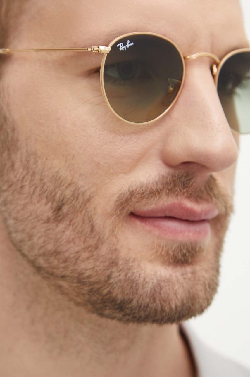 Slnečné okuliare Ray-Ban Ray-Ban Round Metal Sunglasses Metalická | 0RB3447.001.BH, 1
