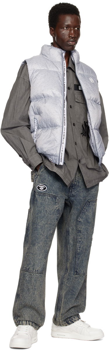 Vesta AAPE by A Bathing Ape AAPE Now Down Vest Šedá | AAPDNM7653XANGY2, 3
