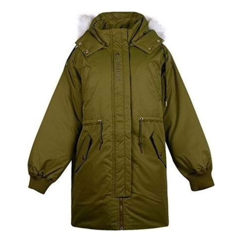 Parka Converse Long Down Jacket Zelené | 10019430-A04