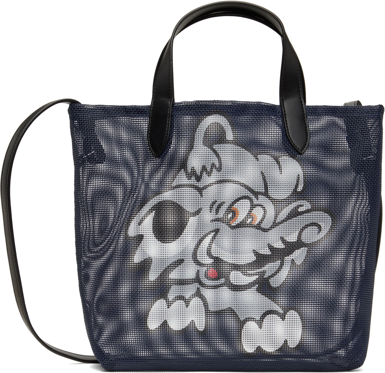 Tote bag KENZO Kenzo Paris 'Kenzo Play' Small Mesh Tote Bag Modrá | FF58SA410B14, 0