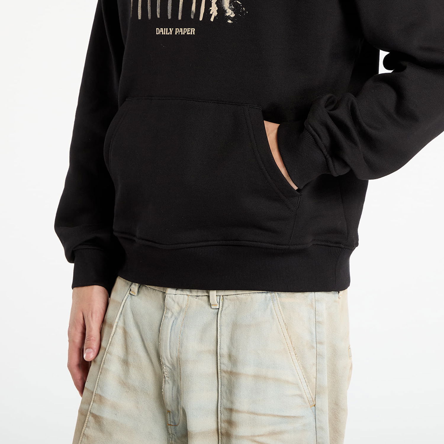 Mikina DAILY PAPER Daily Paper Light Cycle Hoodie Čierna | 2521100, 1