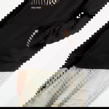 Mikina DAILY PAPER Daily Paper Light Cycle Hoodie Čierna | 2521100, 1