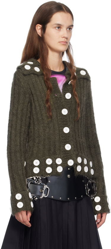 Sveter Chopova Lowena Chopova Lowena Button Embellished Cardigan Zelené | 5191, 1