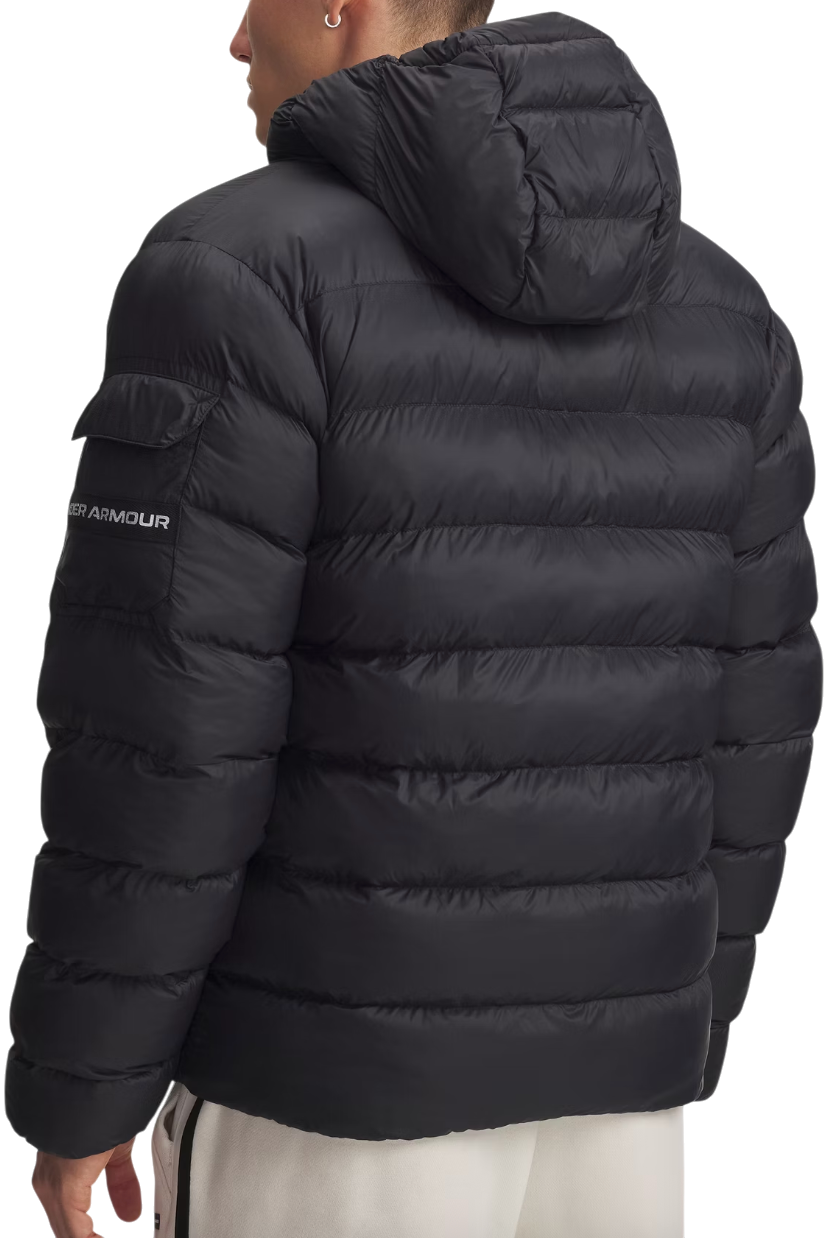 Prešívaná bunda Under Armour Under Armour Sportswear Puff Hooded Jacket Čierna | 6006360-003, 1