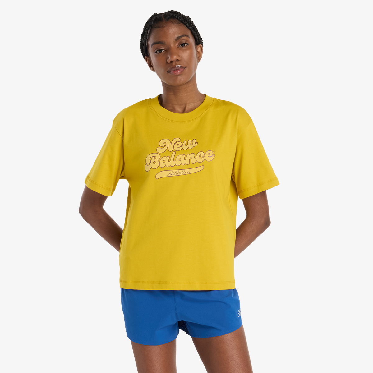 Tričko New Balance Athletics Legacy T-Shirt Žltá | WT53902-BQG, 1