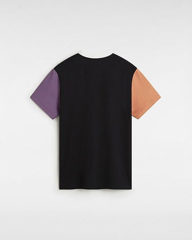 Tričko Vans Colorblock Boyfriend Fit T-shirt Čierna | VN000JDK1KP, 1