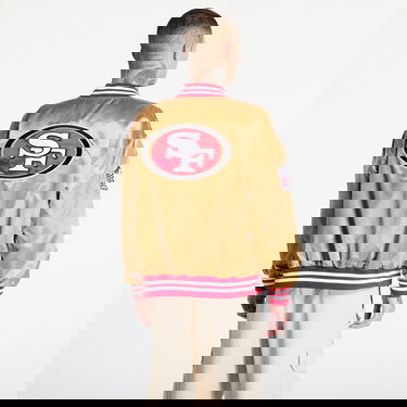 Bomber bunda New Era Satin Bomber Jacket Žltá | 60580609, 8
