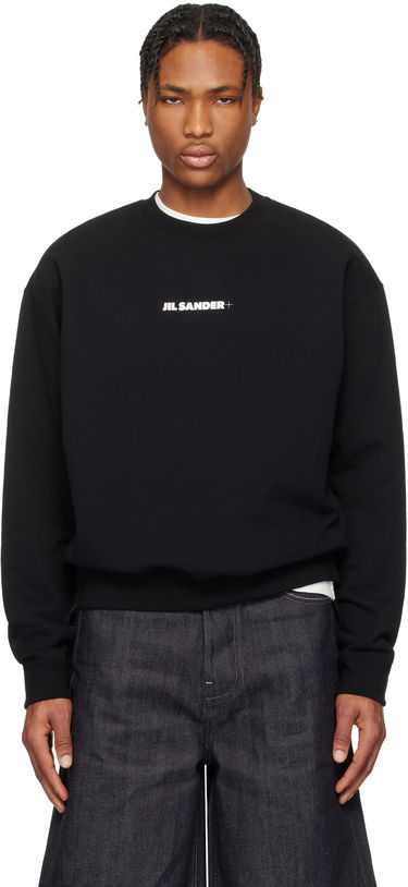 Sveter Jil Sander Jil Sander Logo Sweatshirt Čierna | J47GU0132_J20039, 0