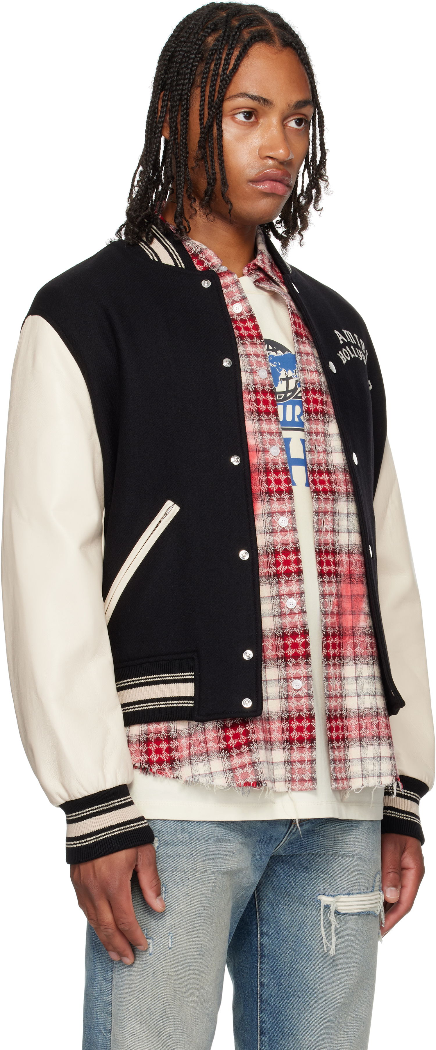 Bomber bunda AMIRI AMIRI Hollywood Bomber Jacket Čierna | AMOUBB1066, 1