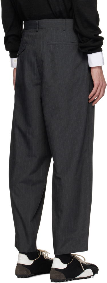 Nohavice Comme des Garçons Homme Deux Pinstripe Trousers Šedá | DO-P022-051, 2