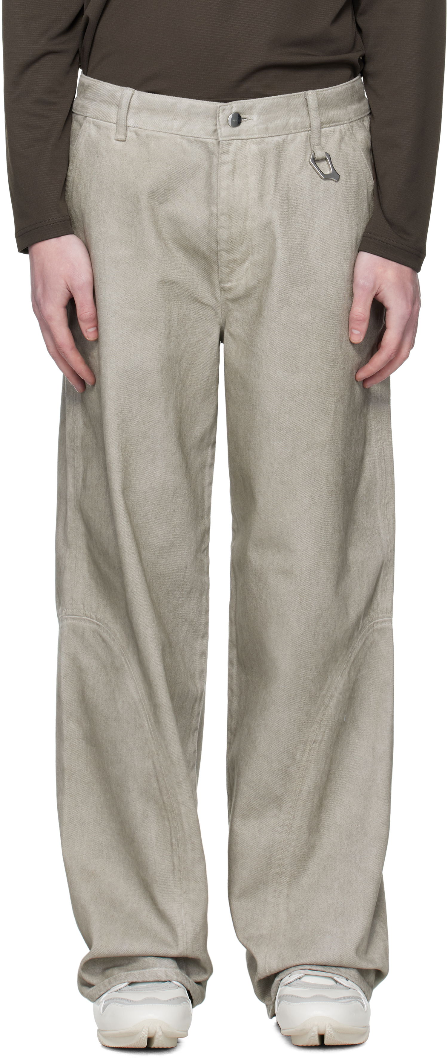 Džínsy HELIOT EMIL HELIOT EMIL Basalt Loose Fit Jeans Béžová | PREAW25_M_10_189_DGY05WSH_CO, 0