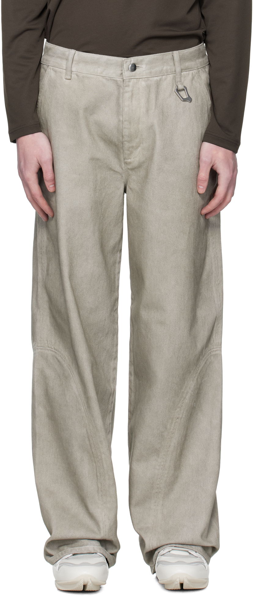 Džínsy HELIOT EMIL HELIOT EMIL Basalt Loose Fit Jeans Béžová | PREAW25_M_10_189_DGY05WSH_CO