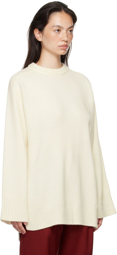 Sveter Loulou de Saison Loulou de Saison Safi Ribbed Knit Sweater Červená | SAFI, 4