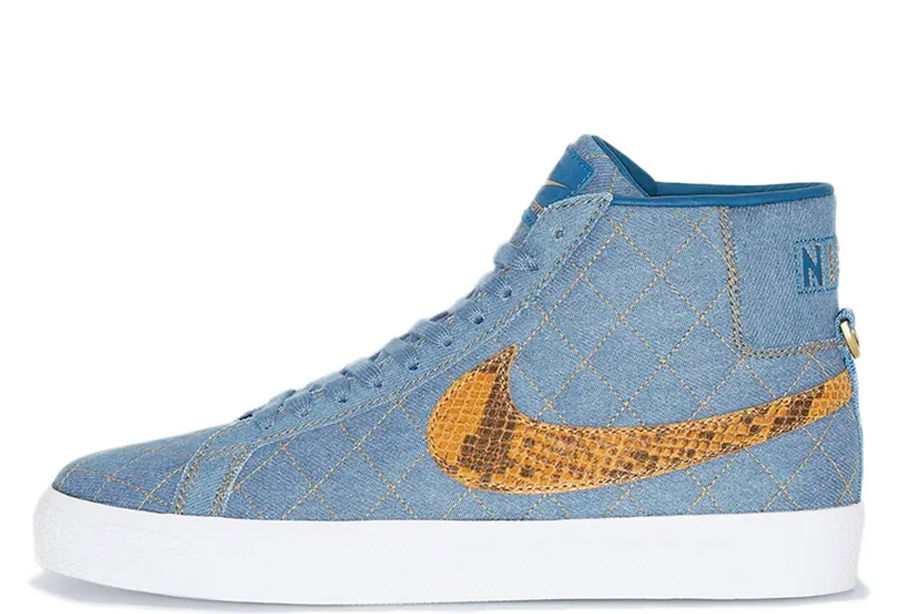 Tenisky a topánky Nike SB Supreme x Zoom Blazer Mid QS SB "Denim" Modrá | DX8421-400, 1