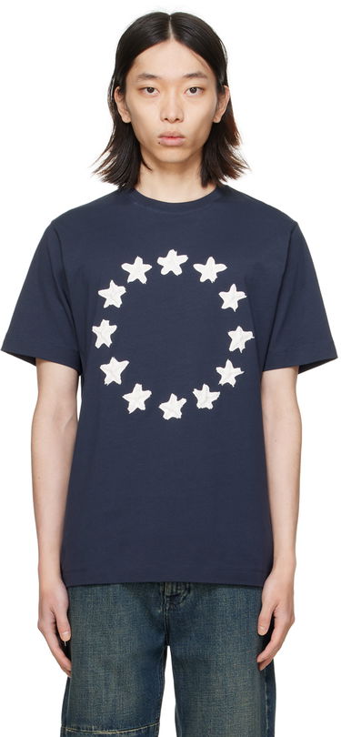 Tričko Études Études Wonder Painted Stars T-Shirt Navy | E24MM110A00744, 0