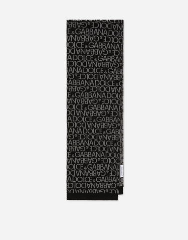 Ponožky Dolce & Gabbana Dolce & Gabbana Jacquard Knit Scarf Čierna | LBKAD6JCVQ5S9000, 1