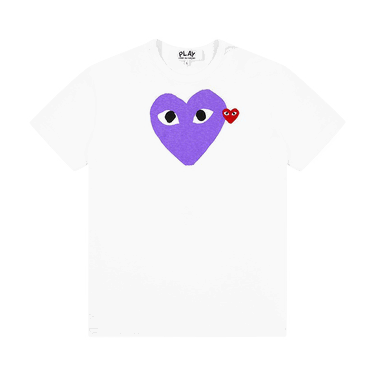 Tričko Comme des Garçons PLAY Red Emblem Heart T-Shirt Biela | az t106 051 1, 0