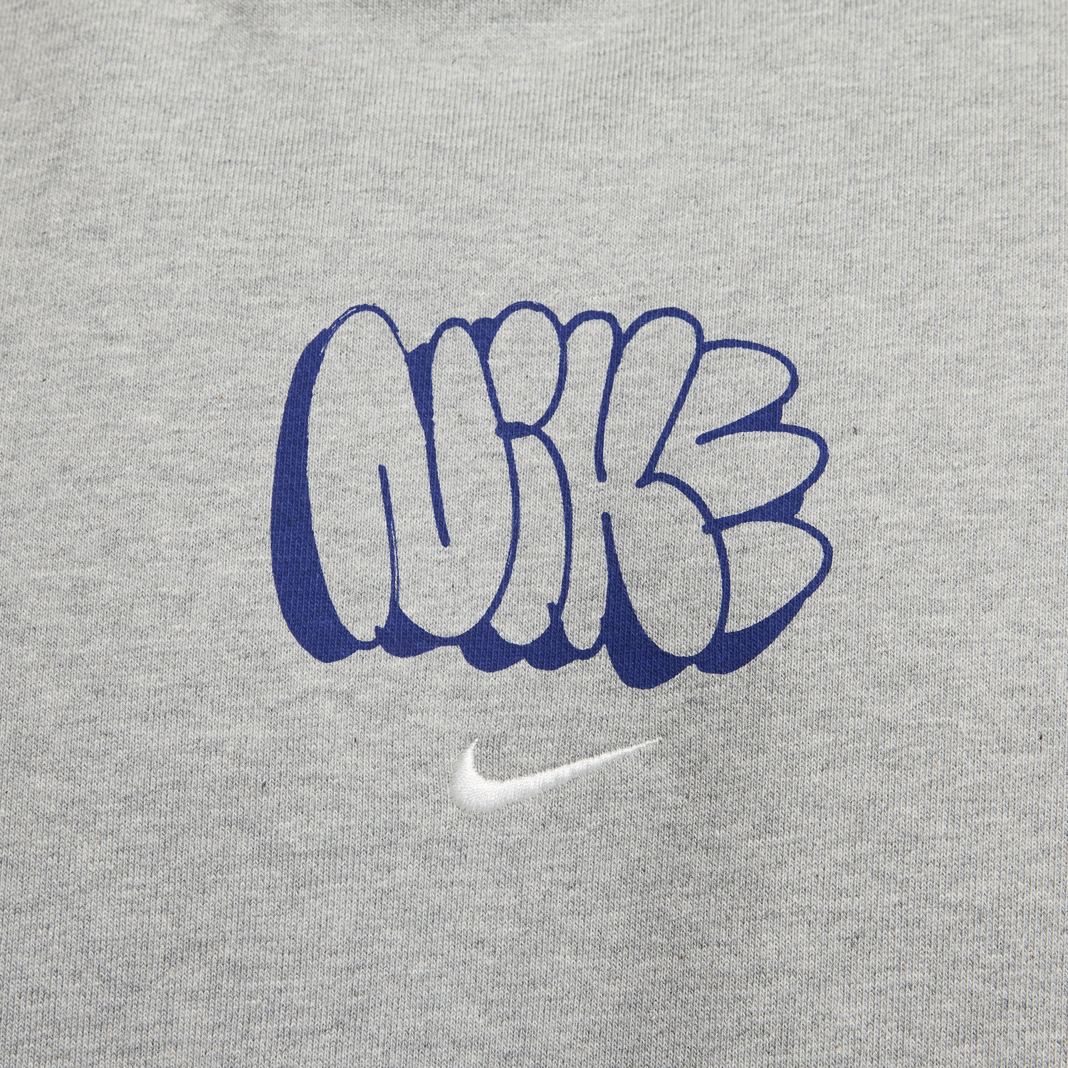 Mikina Nike Fleece Hoodie With Hood Šedá | HQ4181-063, 1