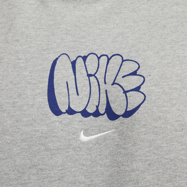 Mikina Nike Fleece Hoodie With Hood Šedá | HQ4181-063, 1