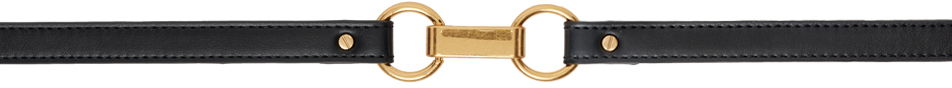 Stella McCartney Eco Alter Mat Black Leather Belt