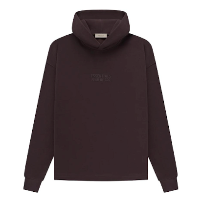 Mikina Fear of God Essentials SS23 Relaxed Hoodie Hnedá | FOG-SS23-336