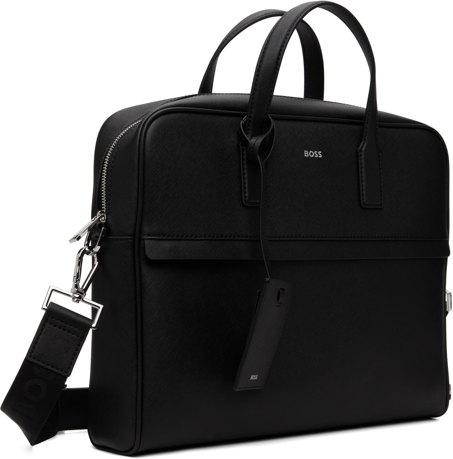 Taška cez rameno BOSS Notebook Bag Čierna | 50483563, 1