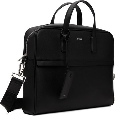 Taška cez rameno BOSS Notebook Bag Čierna | 50483563, 1
