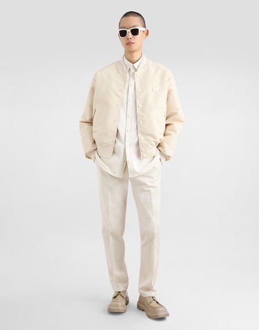 Nohavice Dolce & Gabbana Dolce & Gabbana Tailored Cotton Pants Biela | GP0R4TFUFL3W0802, 1