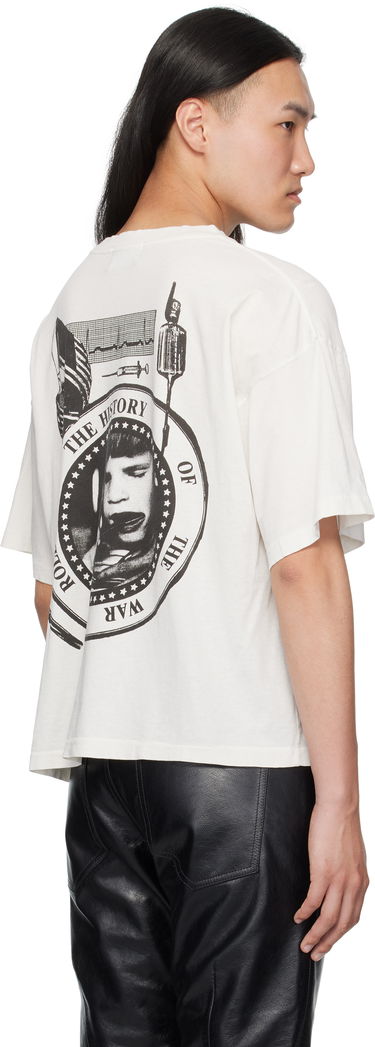 Crop Top Enfants Riches Déprimés Enfants Riches Déprimés 'My Role In The War' Graphic T-Shirt Biela | 010-830, 2