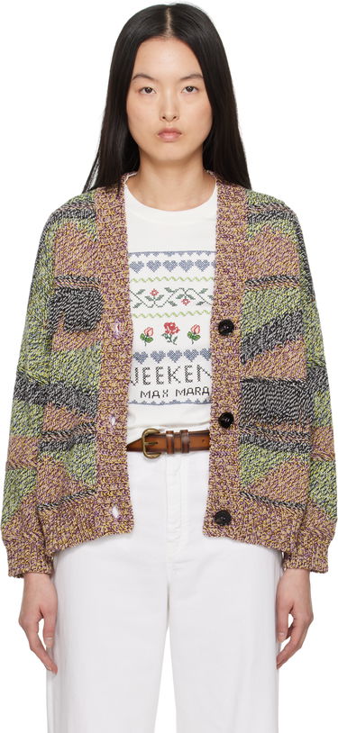 Sveter Max Mara Weekend Max Mara Bric Knit Cardigan Rôznofarebný | 2515341021600, 0