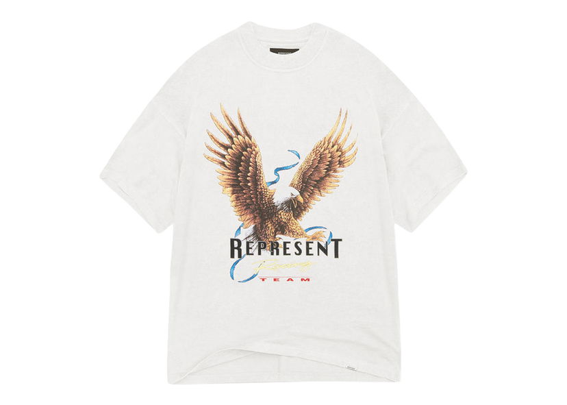 Tričko Represent Clo Represent Racing Team Eagle T-Shirt Flat White Biela | M05198-72