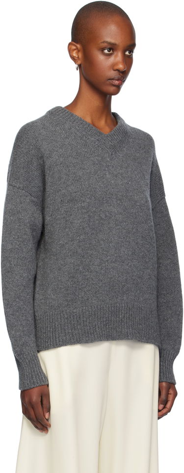Sveter &Daughter Slouch V-Neck Sweater Zelené | F2205, 4
