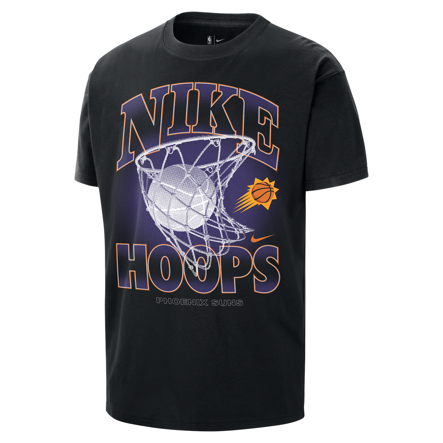 Tričko Nike Nike NBA Max90 Phoenix Suns Courtside T-Shirt Čierna | HQ1276-010, 0