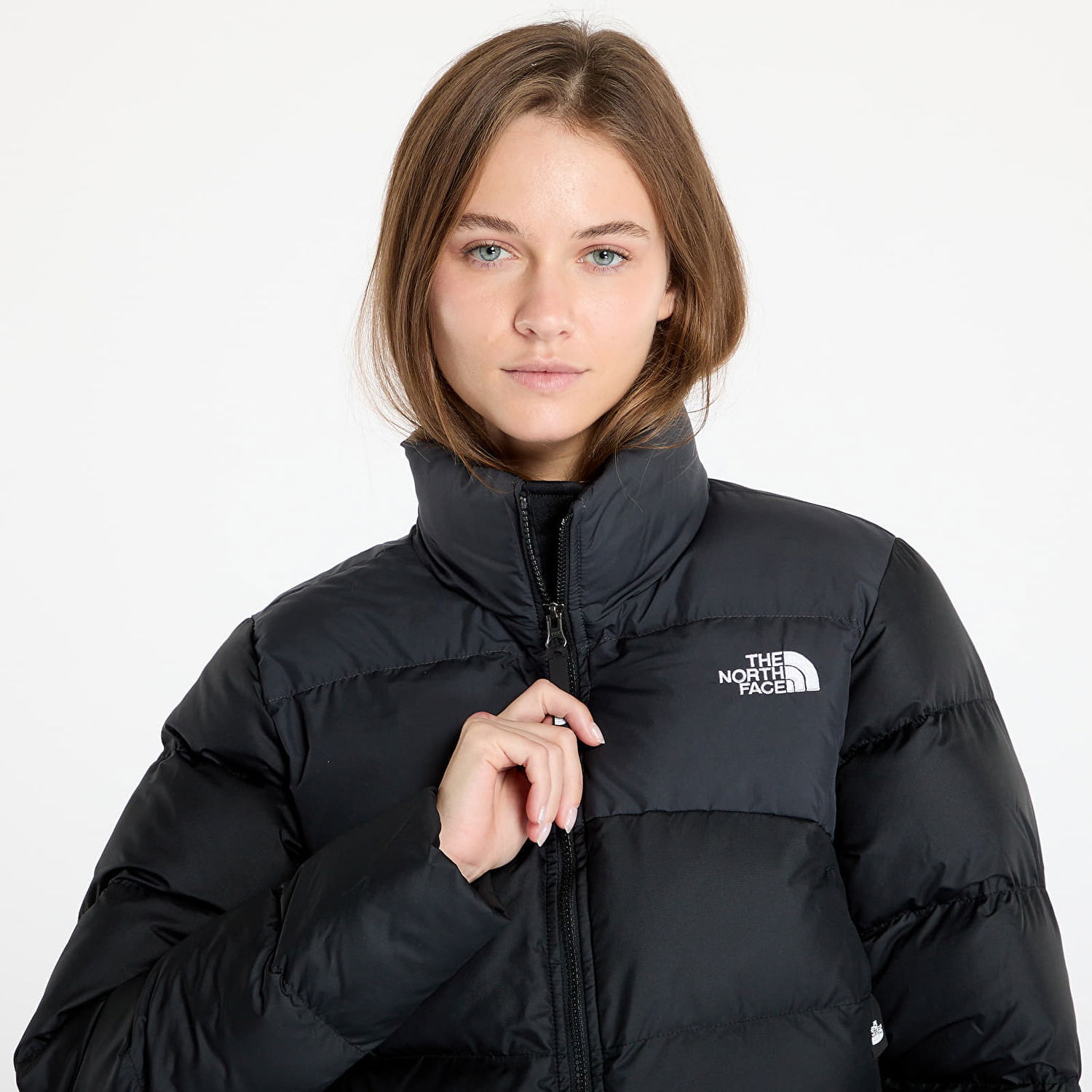 Prešívaná bunda The North Face Cropped Saikuru Jacket Čierna | NF0A89JCKT01, 1