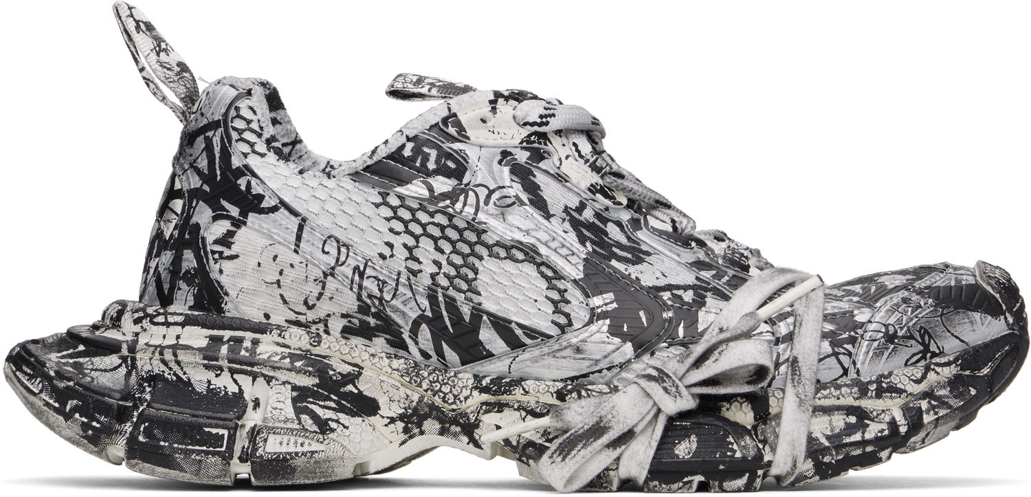 Tenisky a topánky Balenciaga 3XL Extreme Graffiti Biela | 734734W2RG39010, 0