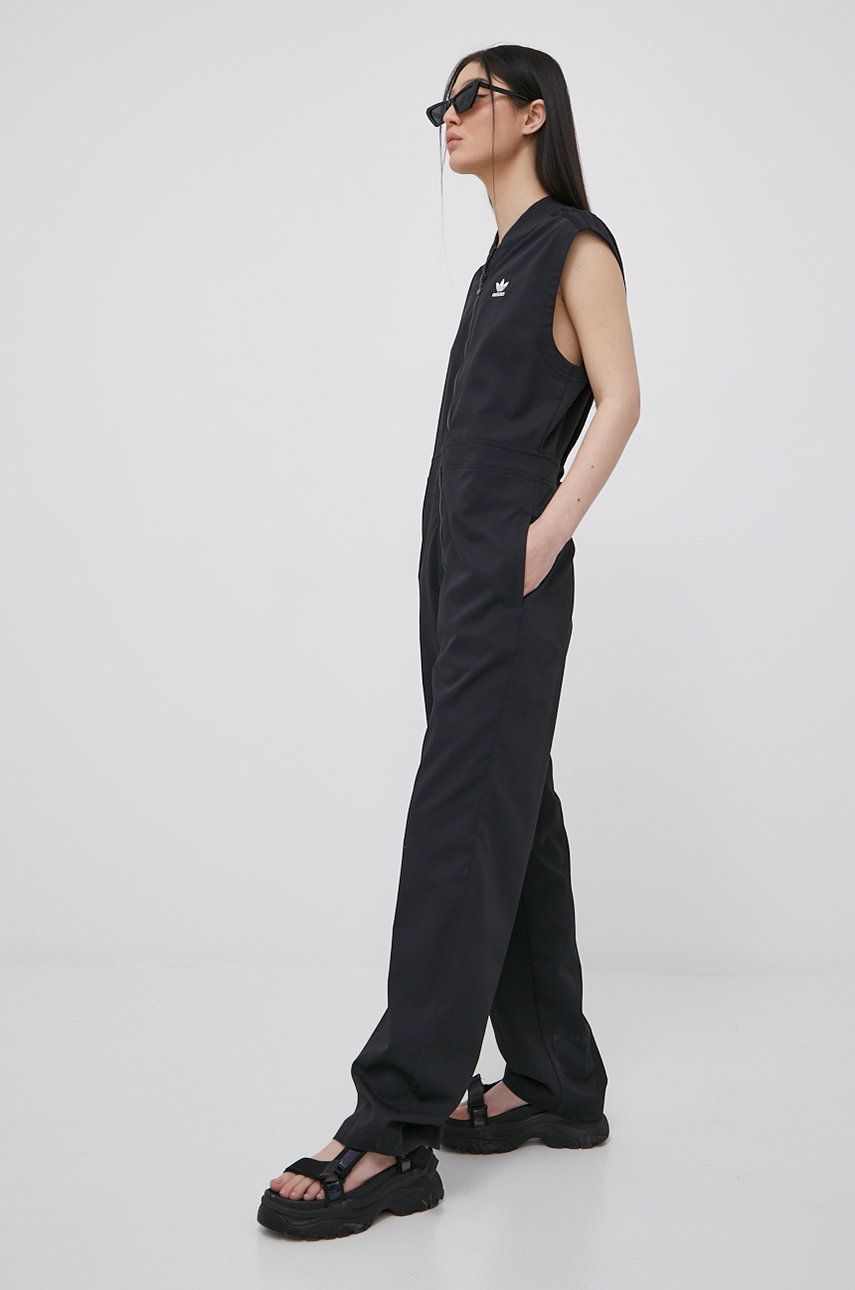 Overal adidas Originals Sleeveless Jumpsuit Čierna | HC2061, 0