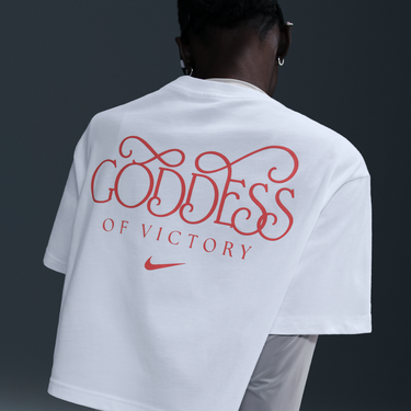 Tričko Nike Nike Sportswear Cropped Short-Sleeve T-Shirt Biela | HF9500-100, 3