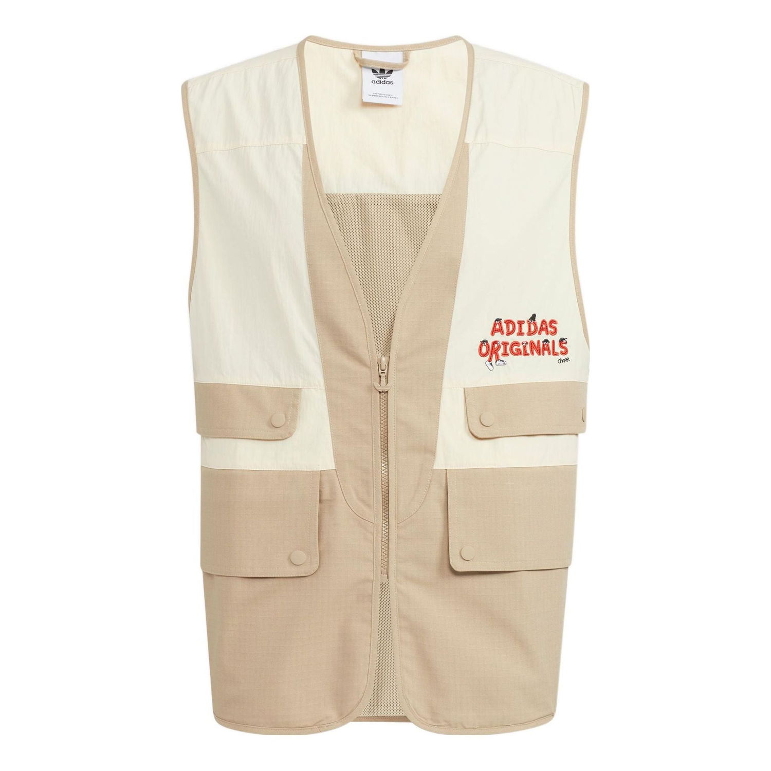 Vesta adidas Originals Originals Utility Vest Béžová | IA8478, 0