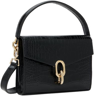 Kabelka Anine Bing Mini Colette Croc-Effect Leather Shoulder Bag Čierna | A-13-2119-000, 1