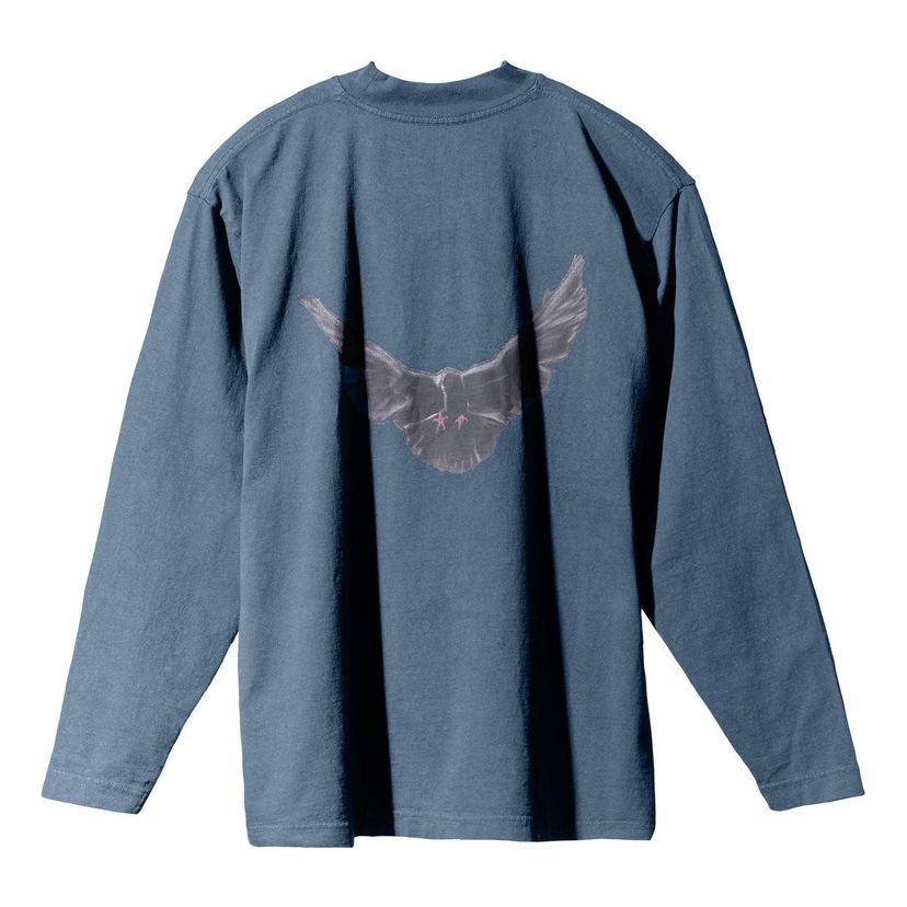 Tričko GAP Yeezy Gap Engineered by Balenciaga Dove Longsleeve T-Shirt Modrá | YEEZY-SS22-116