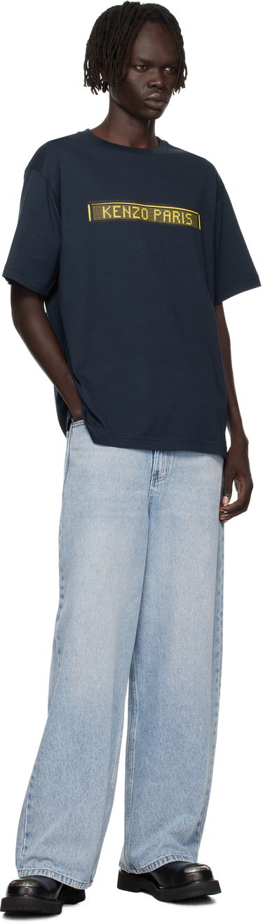 Tričko KENZO Kenzo 'KENZO City' Oversized T-Shirt Navy | FF65TS4534SG, 3