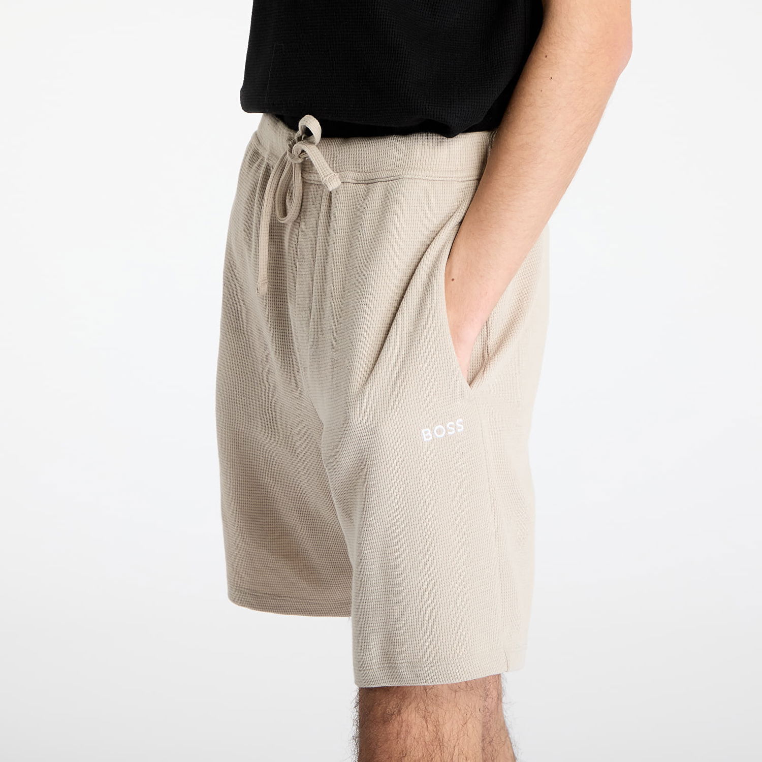 Šortky BOSS Hugo Boss Waffle Shorts Béžová | 50535884-275, 1