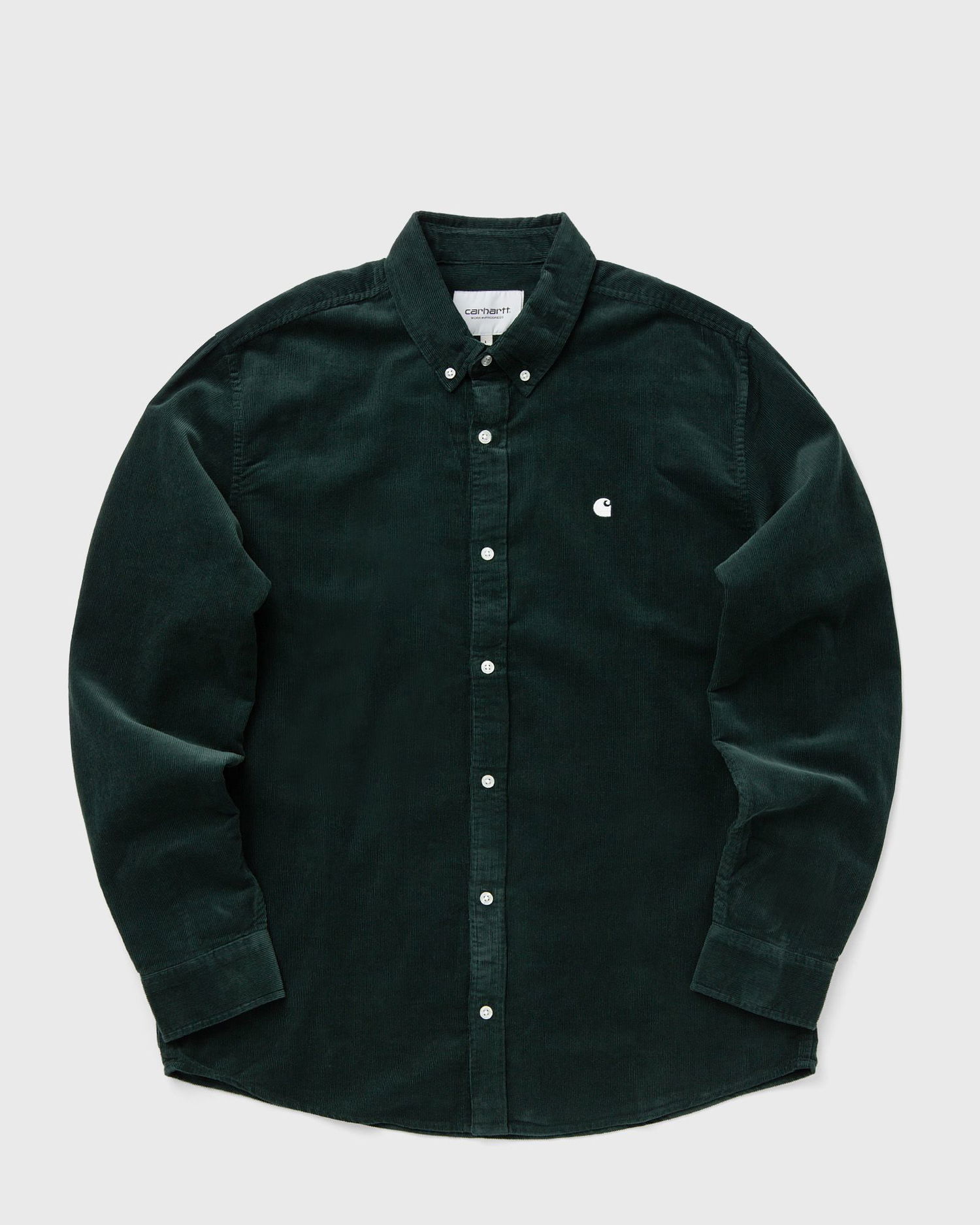 Košeľa Carhartt WIP Madison Long Sleeve Corduroy Shirt Zelené | I030580-2VO.XX, 1