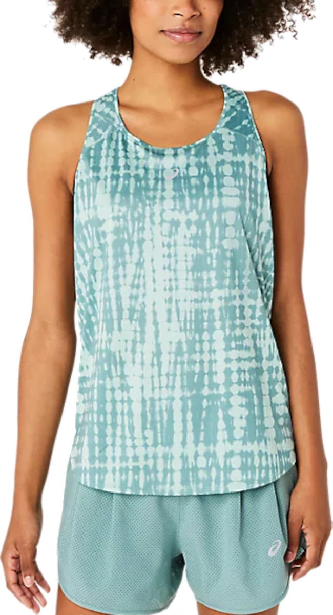 Tielko Asics ROAD ALL OVER PRINT TANK Tyrkysová | 2012d071-300, 0