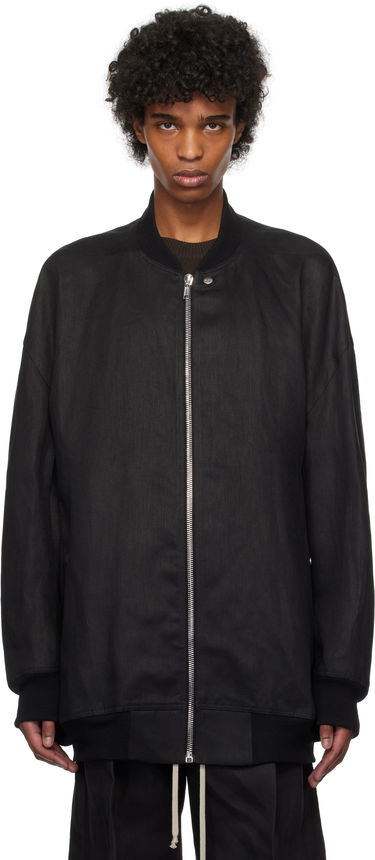 Bomber bunda Rick Owens Rick Owens Hollywood Jumbo Flight Bomber Jacket Čierna | RU01E5793 TWL, 0