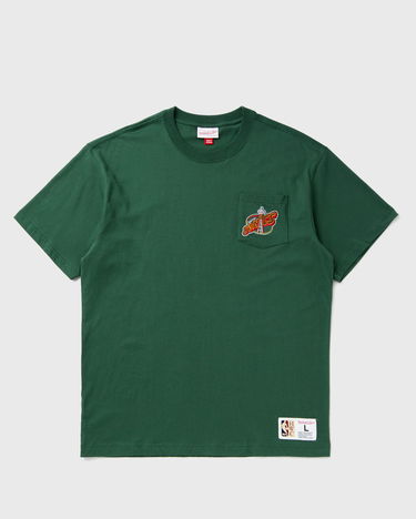 Tričko Mitchell & Ness Mitchell & Ness Seattle SuperSonics Vintage Logo Pocket T-Shirt Zelené | FC9252-SSUBUGN, 0