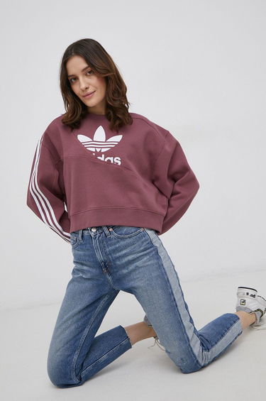 Mikina adidas Originals Sweatshirt Adicolor Fialová | HC4620, 0