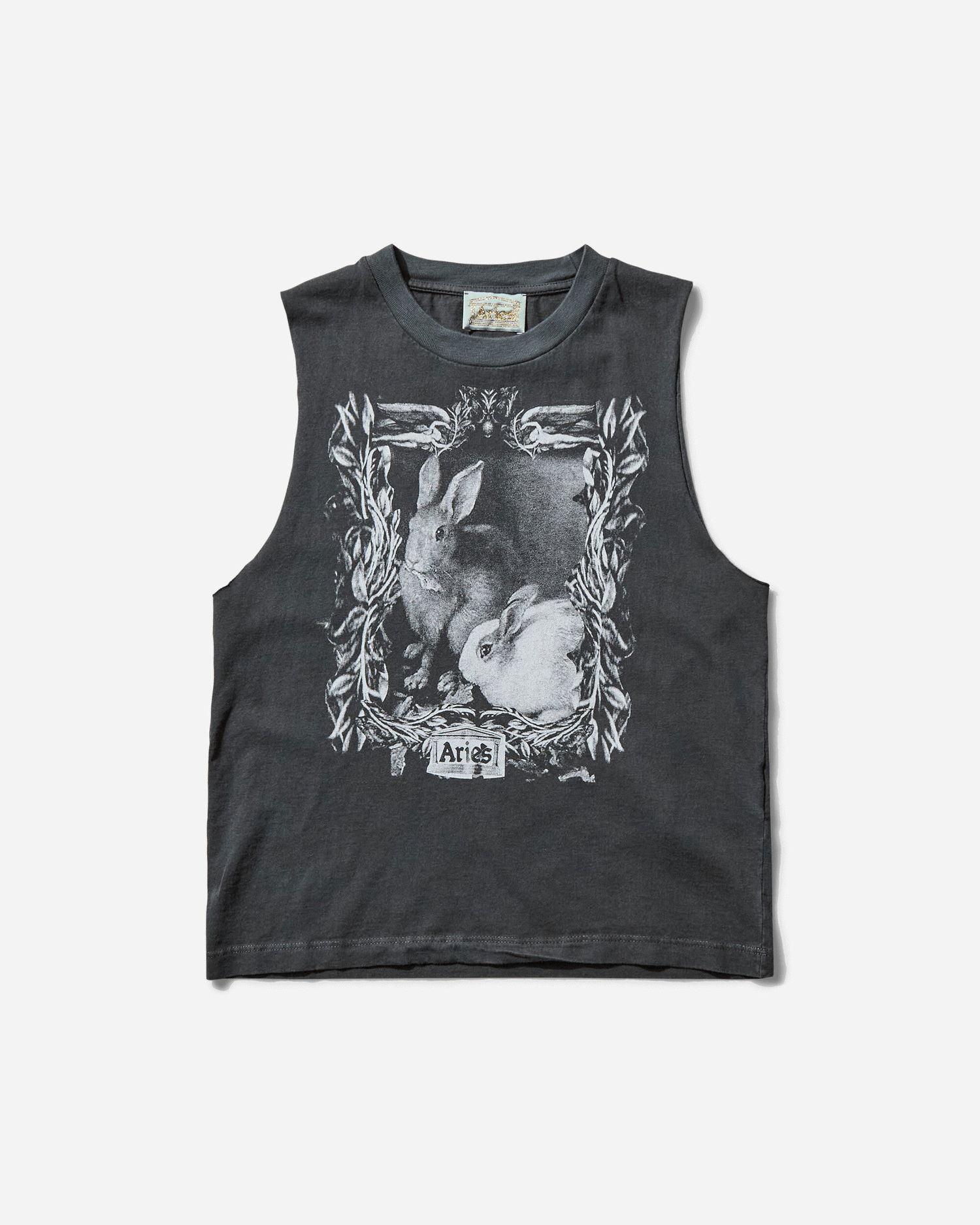 Tielko Aries Faded Bunny Muscle Vest Čierna | AR4002903 BLK, 0